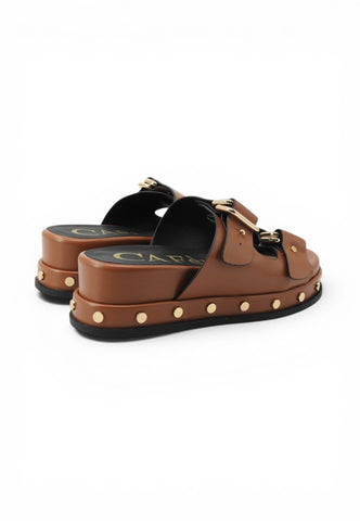 CAFE NOIR Ciabatte Donna Marrone Borchie C1LC9000-PE26-M007