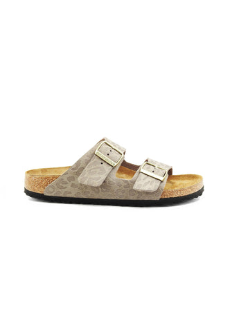 BIRKENSTOCK Ciabatta Arizona Donna Beige Animalier 1031941-PE26
