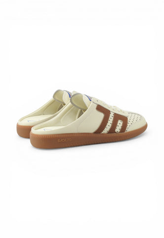BACK 70 Sneakers Sabot Donna Bianco Marrone 108017-000010-PE26