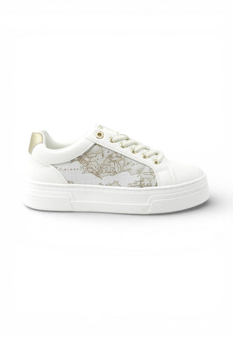 ALVIERO MARTINI Sneakers Donna Bianco Oro 24150558-PE26-X018