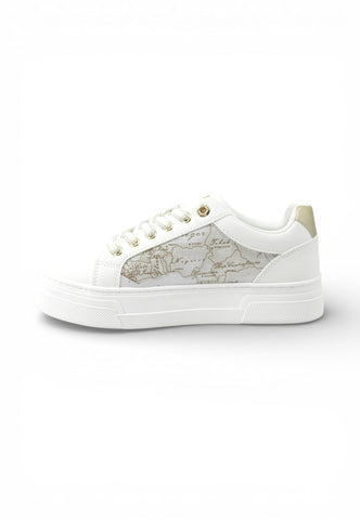 ALVIERO MARTINI Sneakers Donna Bianco Oro 24150558-PE26-X018