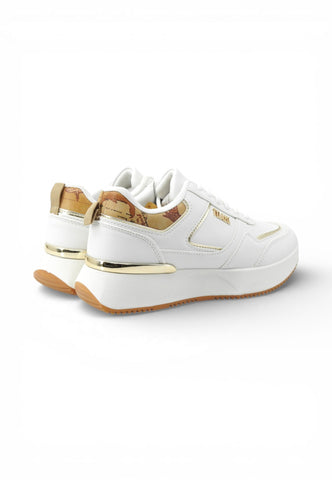 ALVIERO MARTINI Sneakers Donna Bianco Marrone Oro 1477300E-PE26-0900