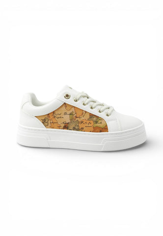 ALVIERO MARTINI Sneakers Donna Bianco Marrone 24160208-PE26-X013