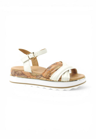 ALVIERO MARTINI Sandali Donna Beige Bianco 24690371-PE26-A630