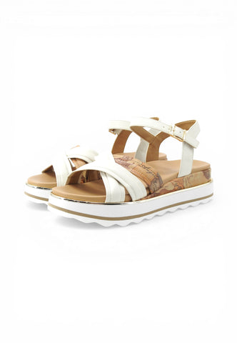 ALVIERO MARTINI Sandali Donna Beige Bianco 24690371-PE26-A630