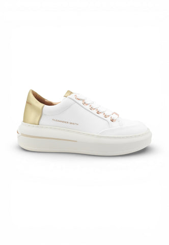 ALEXANDER SMITH Sneakers Donna Bianco Oro ASBDLSW-1870-WGD-PE