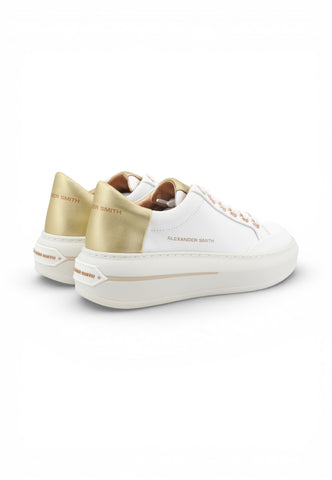 ALEXANDER SMITH Sneakers Donna Bianco Oro ASBDLSW-1870-WGD-PE