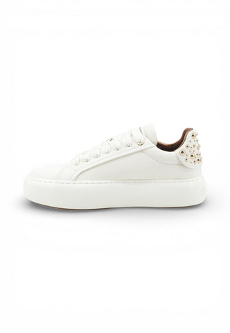 ALEXANDER SMITH Sneakers Donna Bianco Borchie ASBDSOW-3573-TWT-PE