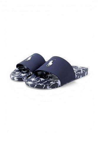 POLO RALPH LAUREN Ciabatte Uomo Blu Bianco 809P08336001-PE26