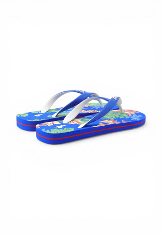 POLO RALPH LAUREN Ciabatte Infradito Uomo Blu Multicolore 816P08338002-PE26