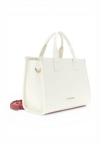 CAFE NOIR Borsa A Mano Donna Bianco Rosso C3JB0023-PE26-W001