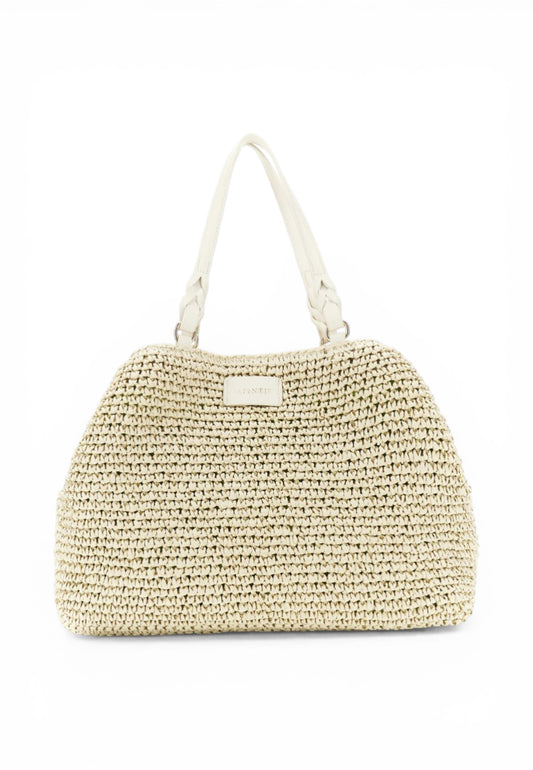 CAFE NOIR Borsa Shopper Donna Bianco C3VA1002-PE26-W038