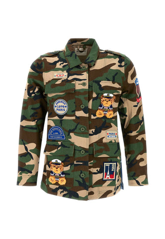 RUE MADAME Giacca Donna Verde Marrone Fantasia 1565-PE26-CAMO