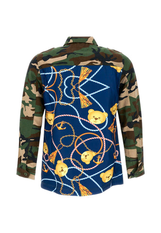 RUE MADAME Giacca Donna Verde Marrone Fantasia 1565-PE26-CAMO