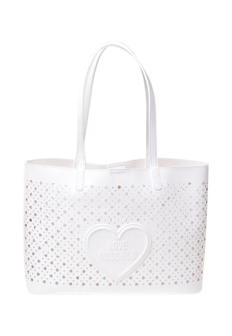 LOVE MOSCHINO Borsa Shopper Donna Bianco JC4289PP0OKK0100-PE26