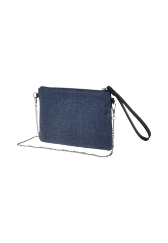 LOVE MOSCHINO Borsa Pochette Donna Blu Denim JC4060PP1OLG170A-PE26