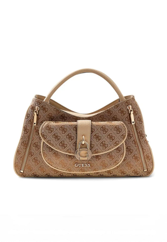 GUESS Borsa A Mano Donna Beige Marrone HWJG8362060-PE26-LTL