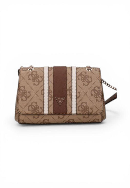 GUESS Borsa A Spalla Donna Beige Marrone HWSS9672210-PE26-LGW