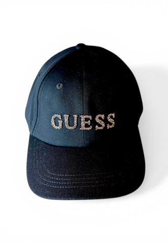 GUESS Cappello Donna Nero Strass AW5507COT01-PE26-BLA