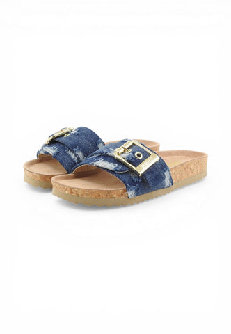 COLORS OF CALIFORNIA Ciabatte Donna Blu Denim HC.BIO503-PE26-DEN