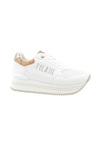 ALVIERO MARTINI Sneakers Donna Bianco Beige Oro 24400558-PE26-X013