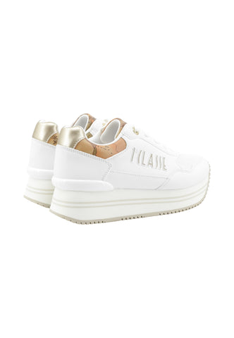 ALVIERO MARTINI Sneakers Donna Bianco Beige Oro 24400558-PE26-X013
