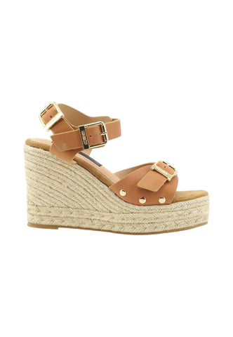 COLORS OF CALIFORNIA Sandali Zeppa Donna Marrone HC.CAPRI15-PE26-NAT