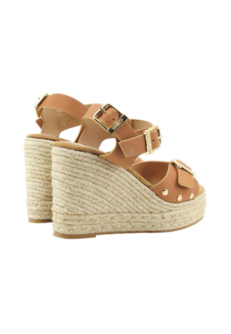 COLORS OF CALIFORNIA Sandali Zeppa Donna Marrone HC.CAPRI15-PE26-NAT