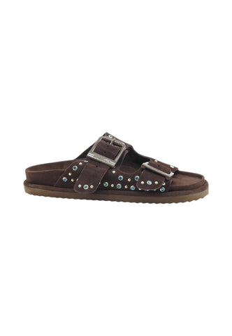 COLORS OF CALIFORNIA Ciabatte Donna Marrone Borchie HC.BIOW05N-PE26-MOKA