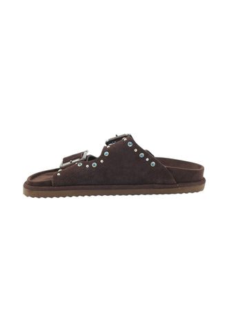 COLORS OF CALIFORNIA Ciabatte Donna Marrone Borchie HC.BIOW05N-PE26-MOKA