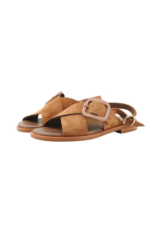 FRAU Sandali Donna Marrone 85B6-PE26-CANN