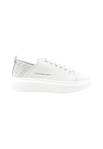 ALEXANDER SMITH Sneakers Donna Bianco Strass ASBDWYW-0506-WIA-PE26