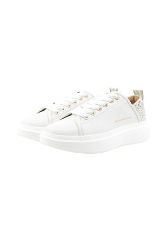 ALEXANDER SMITH Sneakers Donna Bianco Strass ASBDWYW-0506-WIA-PE26