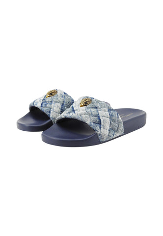 KURT GEIGER Ciabatte Donna Blu Denim 7400288669-PE26
