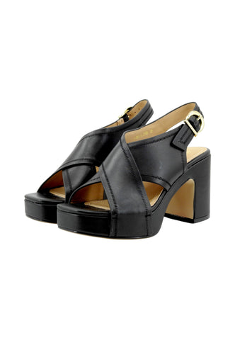 JANET Sandali Tacco Donna Nero J-651-PE26-K5