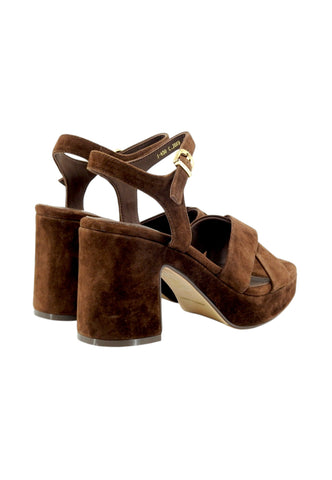 JANET Sandali Tacco Donna Marrone J-650-PE26-K3
