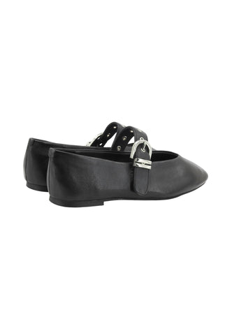 JANET Ballerine Donna Nero J-840-PE26-K5