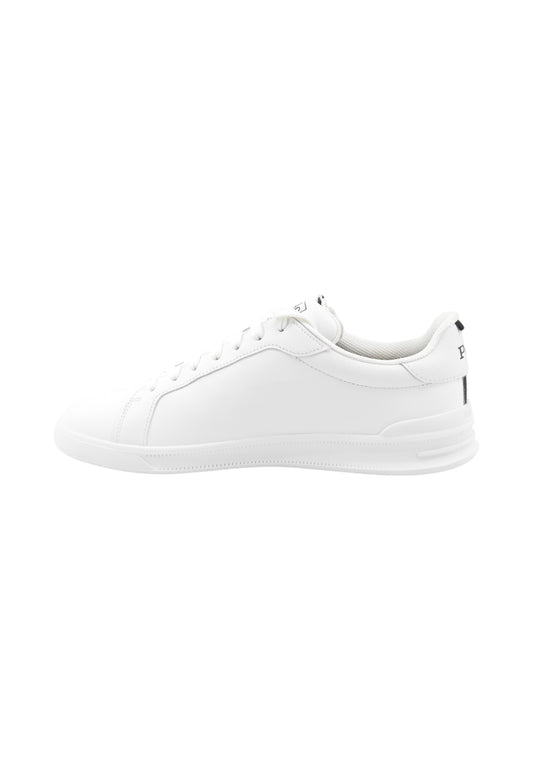 POLO RALPH LAUREN Sneakers Uomo Bianco Nero 809860883006-PE26