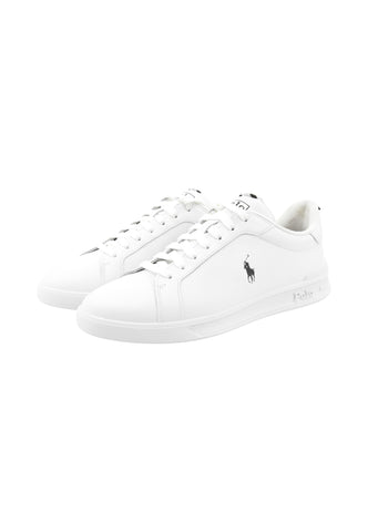 POLO RALPH LAUREN Sneakers Uomo Bianco Nero 809860883006-PE26