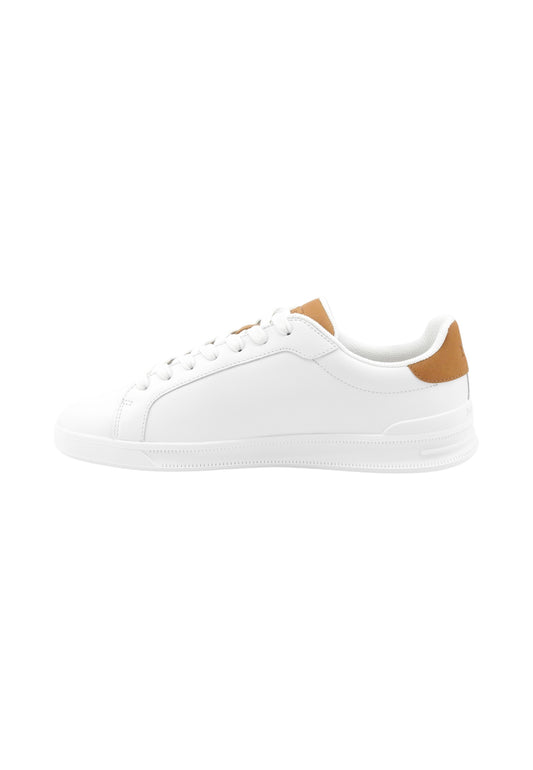 POLO RALPH LAUREN Sneakers Uomo Bianco Marrone 809877598001-PE26