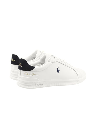 POLO RALPH LAUREN Sneakers Uomo Bianco Blu 809P10044002-PE26