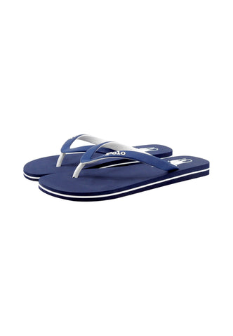 POLO RALPH LAUREN Ciabatte Infradito Uomo Blu Bianco 816931531001-PE26