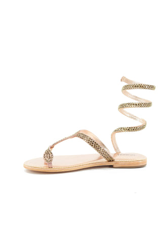 CB FUSION Sandali Infradito Donna Rosa Oro Strass CBF.R226001-PE26-LTPIN