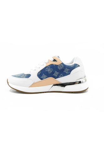 GUESS Sneakers Donna Bianco Blu Beige FLJM20DEN12-PE26-WHBLU