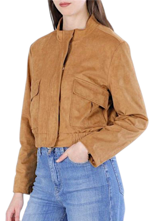 CAFE NOIR Giacca Bomber Donna Marrone C7JG0040-PE26-M017