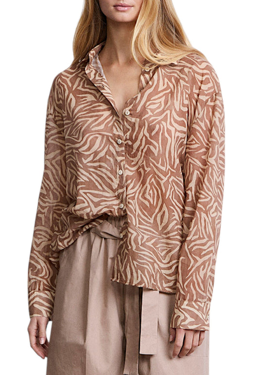 MARKUP Camicia Donna Beige Bianco Fantasia MW1630022-PE26-VARIANTE1