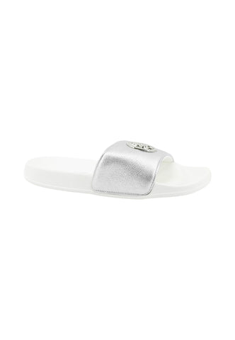 U.S. POLO ASSN. Ciabatte Donna Argento Bianco Glitter IVY002E-PE26-WHI-SIL01