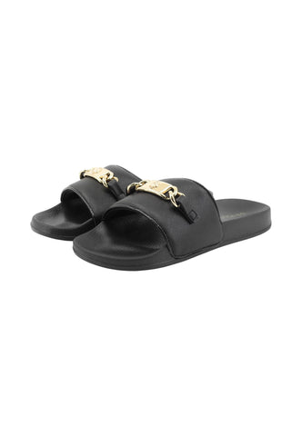 U.S. POLO ASSN. Ciabatte Donna Nero IVY003A-PE26-BLK