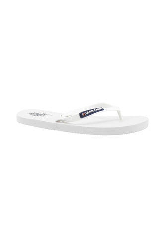 U.S. POLO ASSN. Ciabatte Infradito Donna Bianco VAIAN009B-PE26-WHI