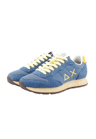 SUN68 Sneakers Uomo Azzurro Giallo Z36104-PE26-80